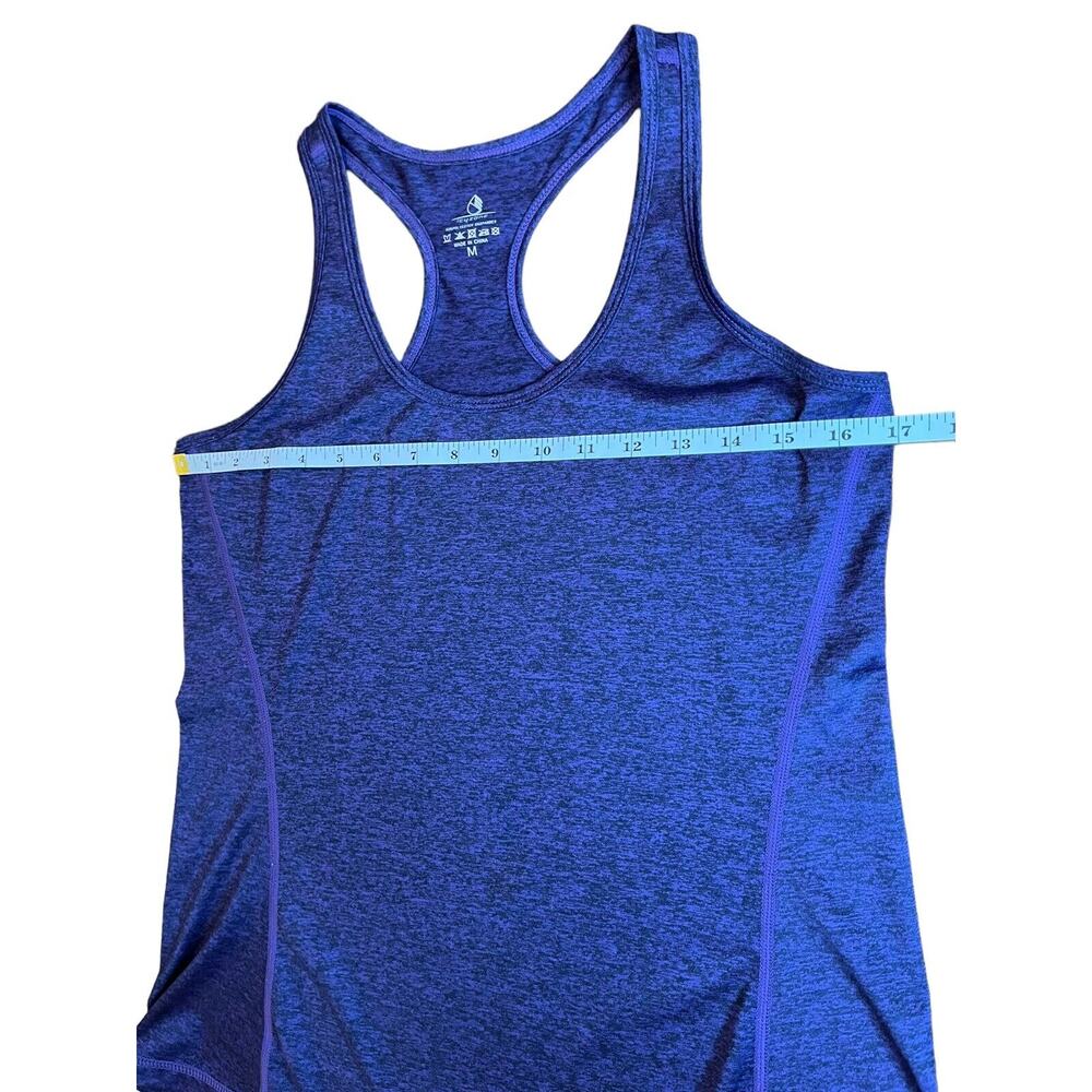 Icyzone Racerback‎ Purple Athletic Running Medium Tank Top Shirt - Picture 4 of 6